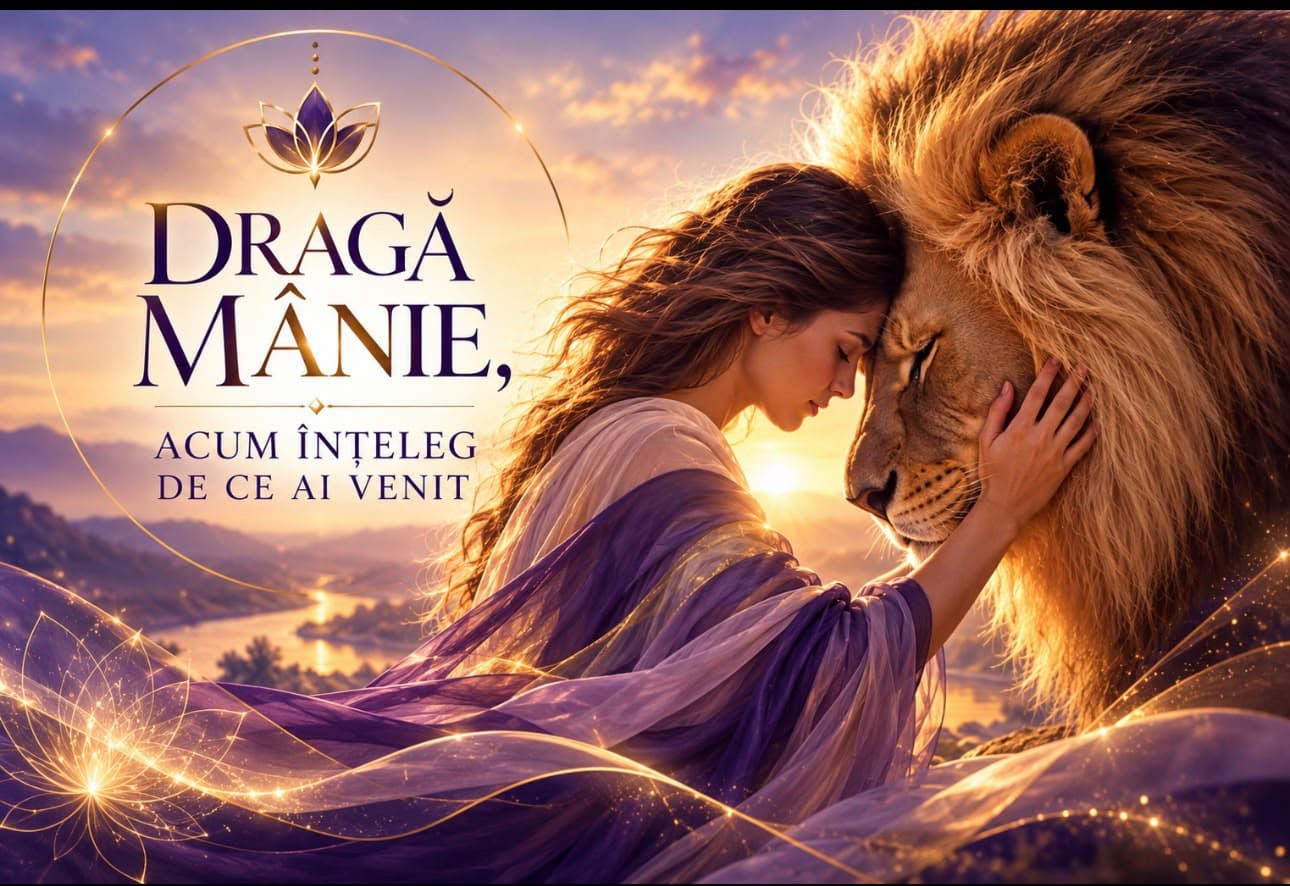 Dragă Mânie, acum înțeleg de ce ai venit